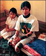Nguyen Kim Thoa, 15, at centre for Agent Orange victims
